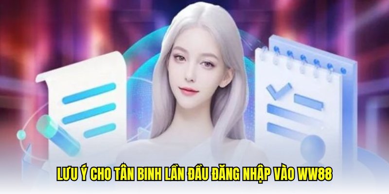 Lưu ý cho tân binh lần đầu đăng nhập vào WW88
